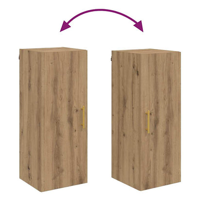 Pensile Rovere artigianale 34,5 x 34 x 90 cm Legno multistrato | homemem39