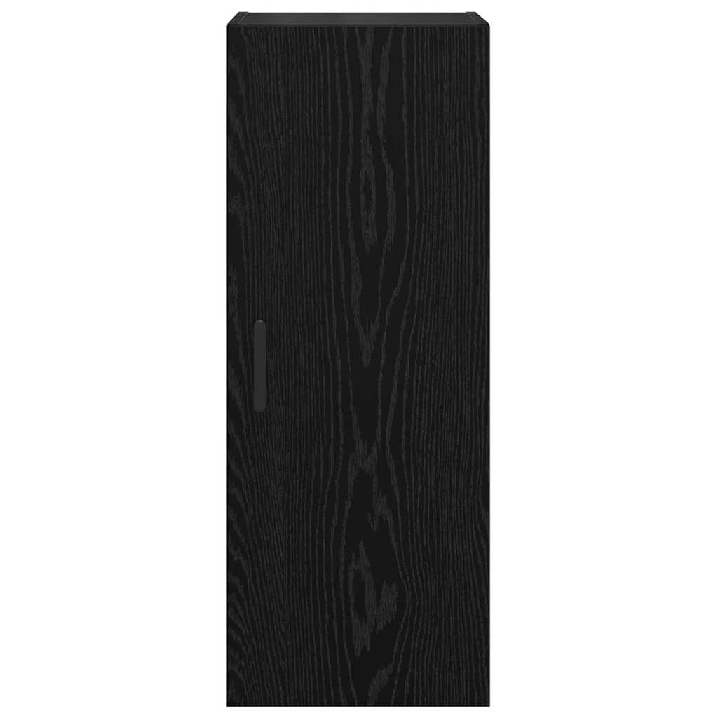 Pensile Rovere Nero 34,5 x 34 x 90 cm Legno multistrato