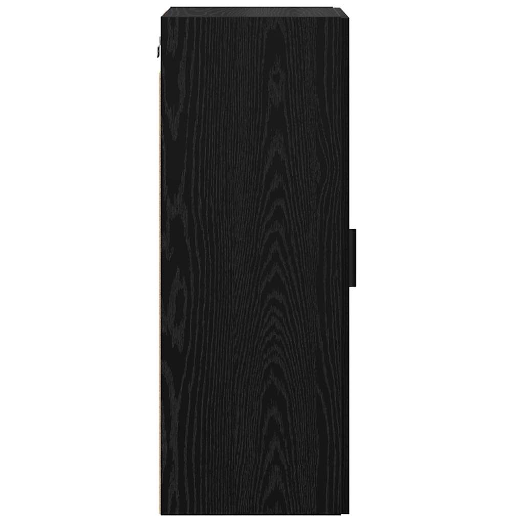 Pensile Rovere Nero 34,5 x 34 x 90 cm Legno multistrato