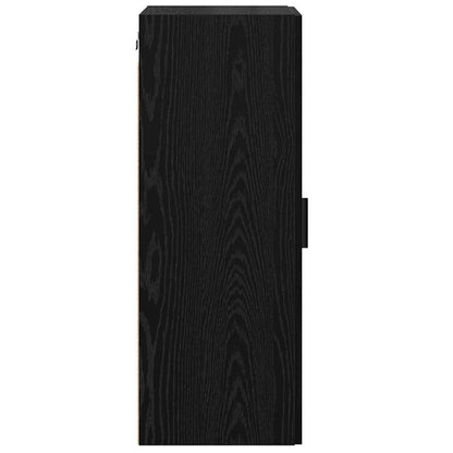 Pensile Rovere Nero 34,5 x 34 x 90 cm Legno multistrato