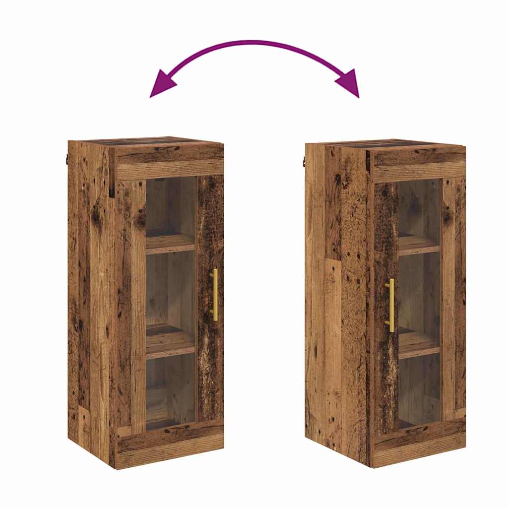 Pensile Legno vecchio 34,5 x 34 x 90 cm