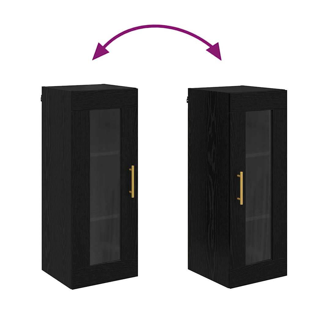 Pensile Rovere Nero 34,5 x 34 x 90 cm