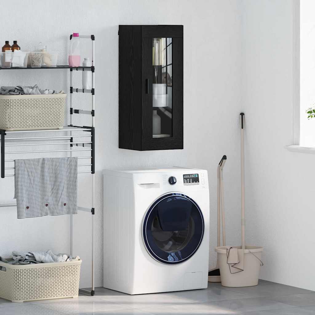 Pensile Rovere Nero 34,5 x 34 x 90 cm