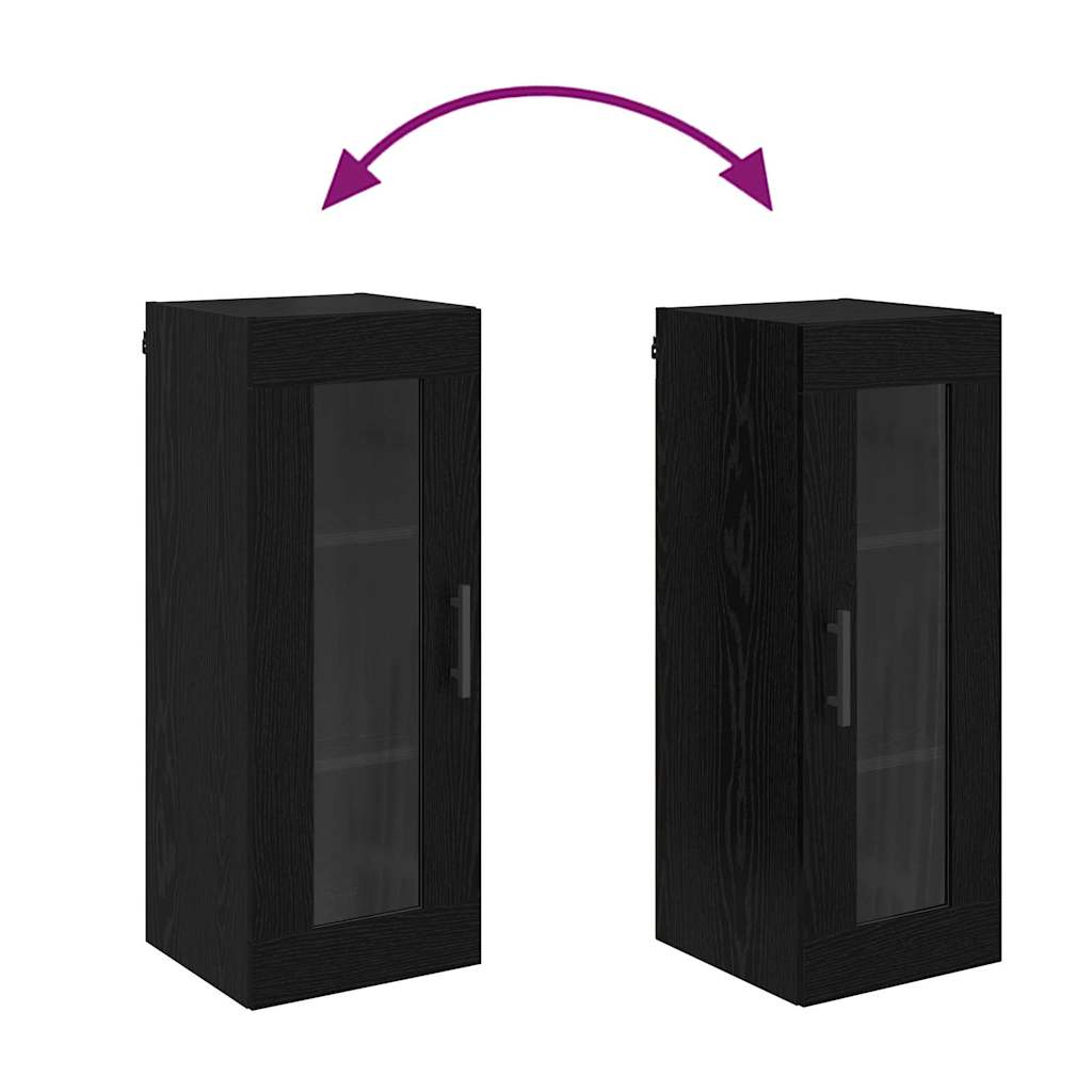 Pensile Rovere Nero 34,5 x 34 x 90 cm