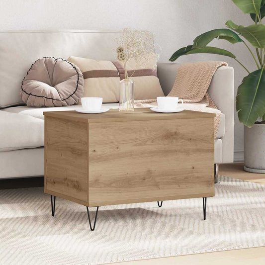 Tavolino da salotto Rovere artigianale 60 x 44,5 x 45 cm | homemem39