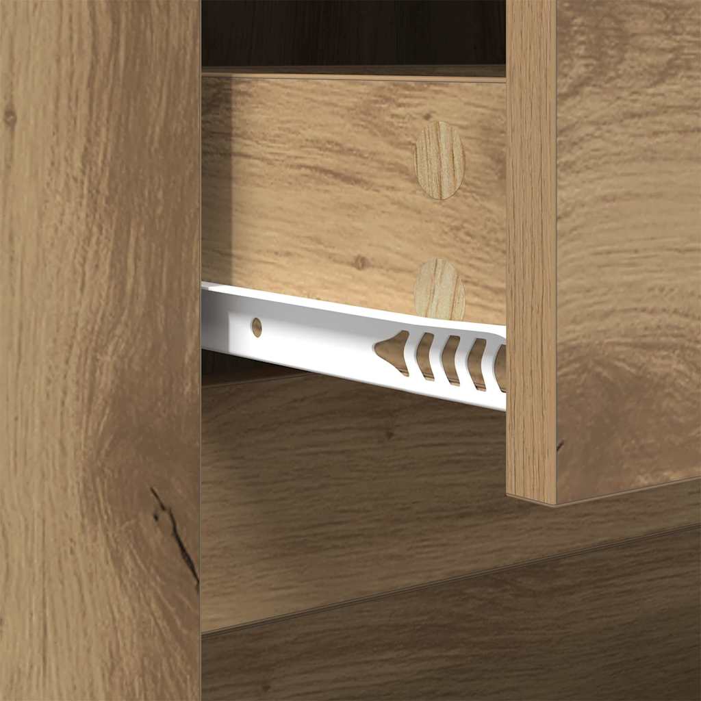 Tavolino da salotto rovere artigianale 102 x 44.5 x 50 cm