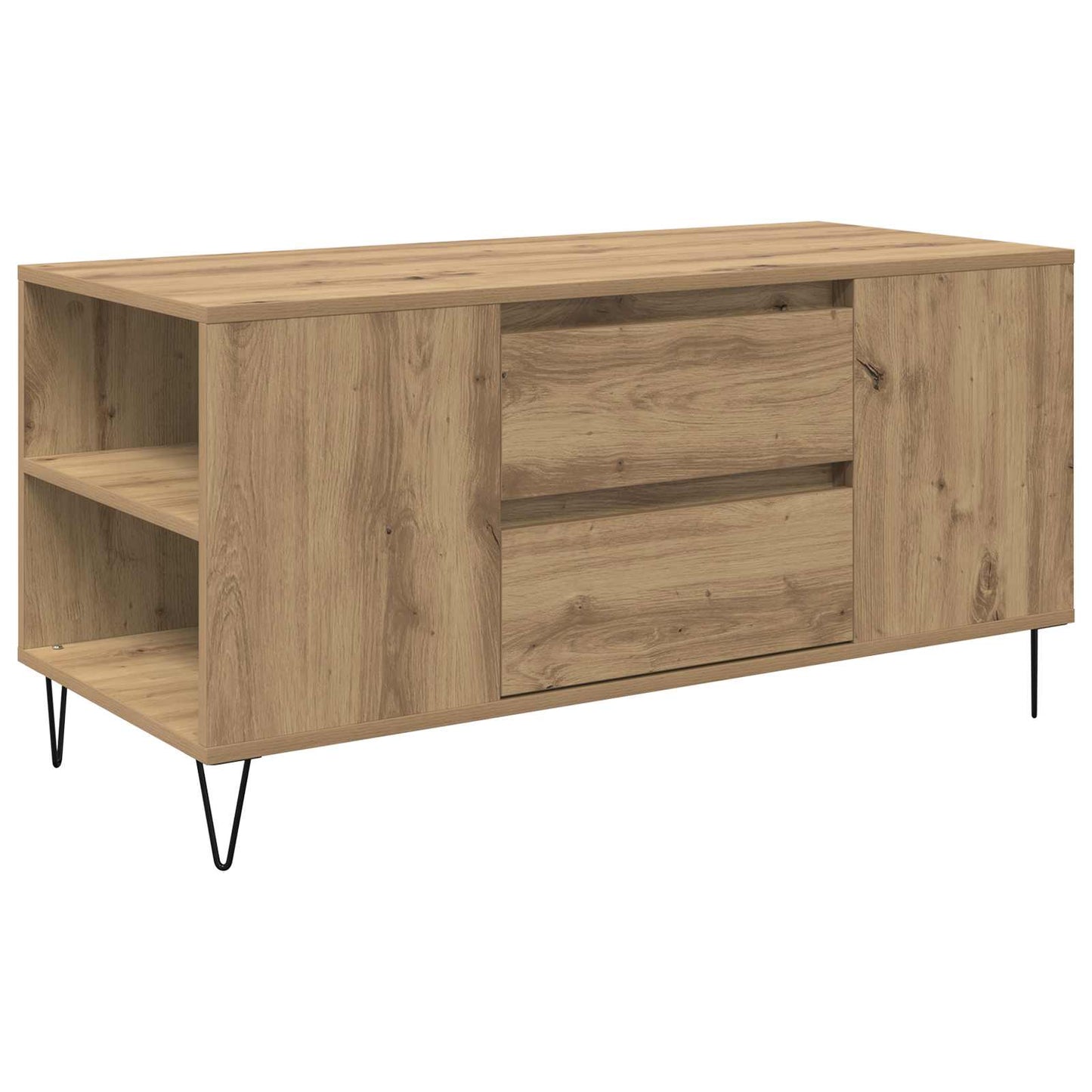 Tavolino da salotto Rovere artigianale 102 x 44,5 x 50 cm | homemem39