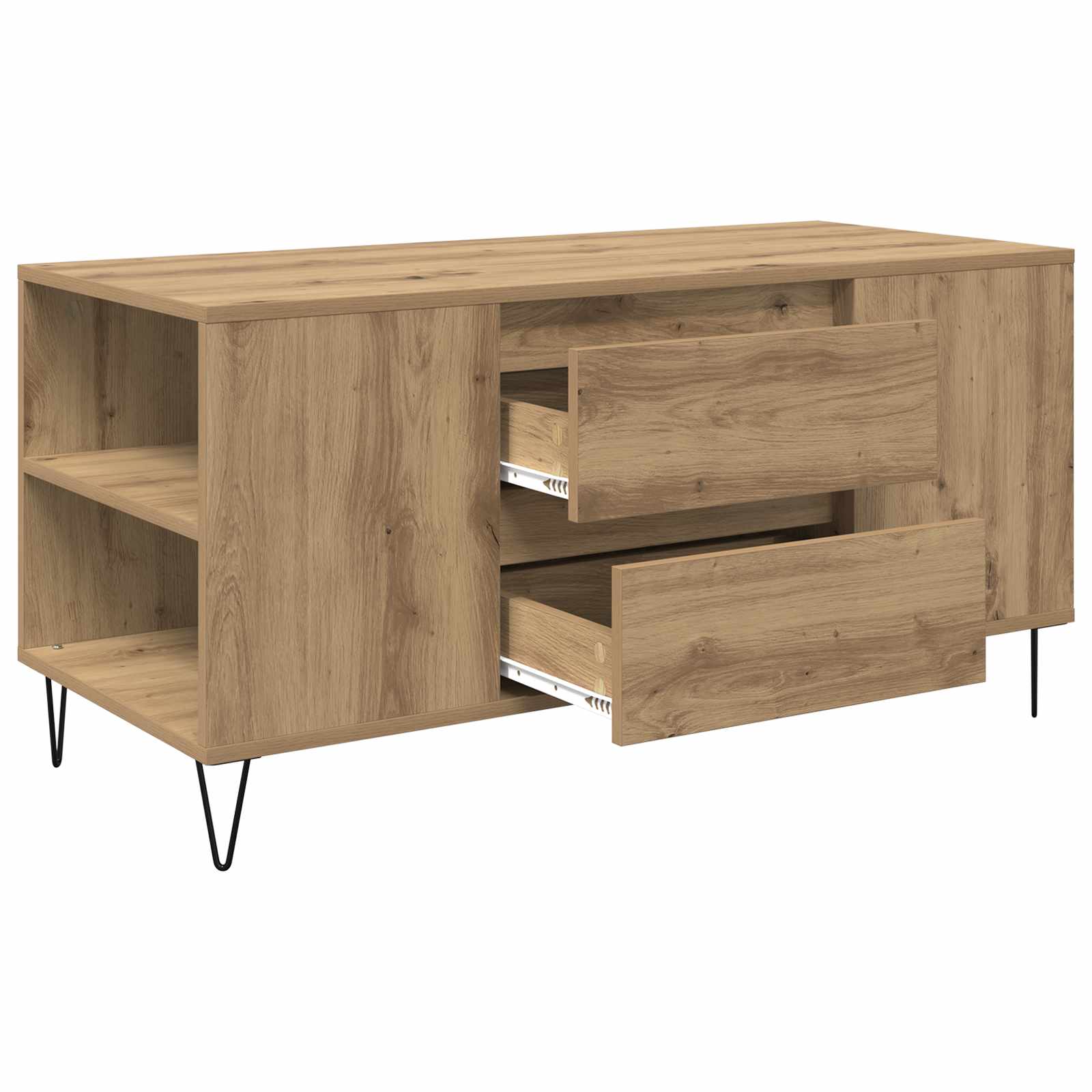 Tavolino da salotto Rovere artigianale 102 x 44,5 x 50 cm | homemem39