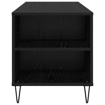 Tavolino da salotto con cassetto Rovere Nero 102 x 44,5 x 50 cm | homemem39