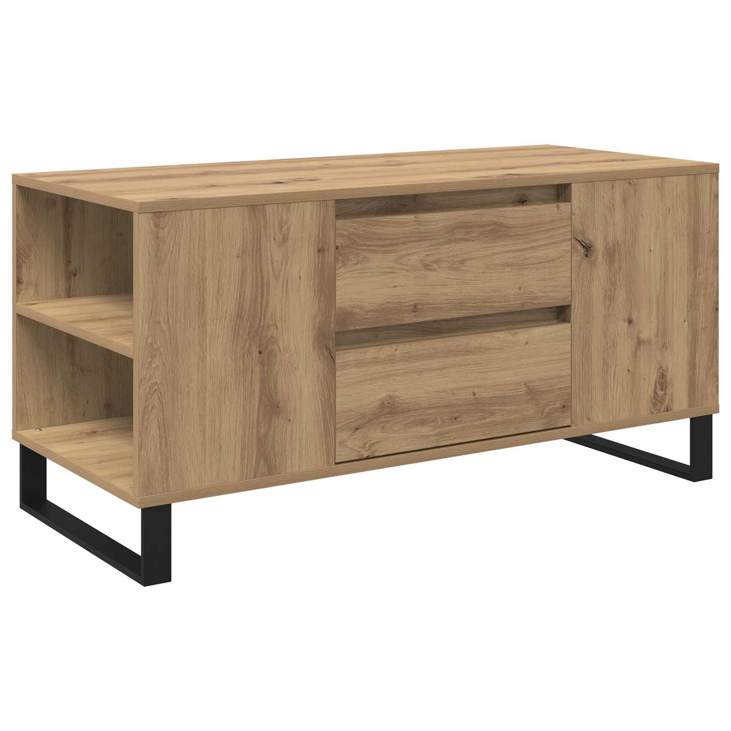 Tavolino da salotto Rovere artigianale 102 x 44,5 x 50 cm | homemem39