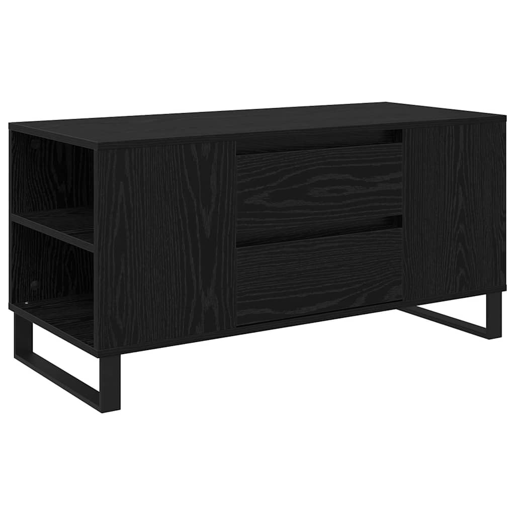 Tavolino da salotto Rovere Nero 102 x 44,5 x 50 cm