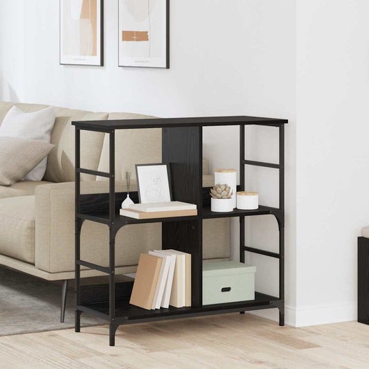 Libreria Rovere nero 78.5 x 33 x 82 cm Legno multistrato