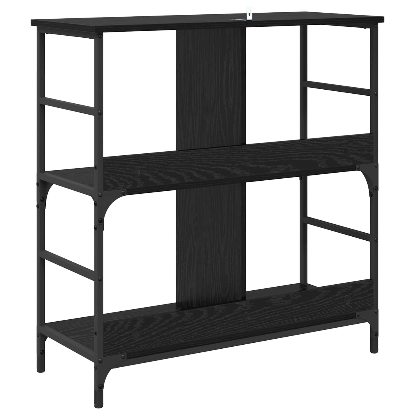 Libreria Rovere nero 78.5 x 33 x 82 cm Legno multistrato | homemem39