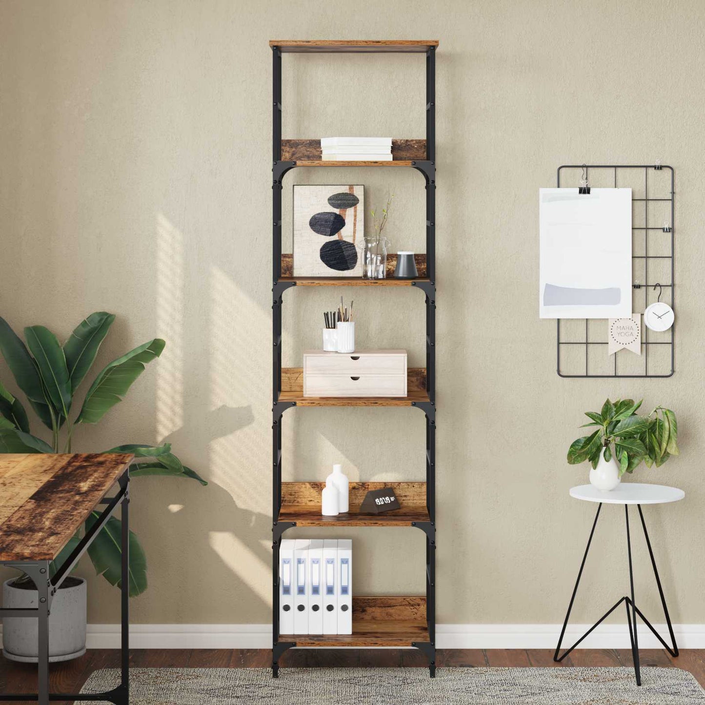 Libreria Legno vecchio 50 x 33 x 188,5 cm Legno multistrato | homemem39