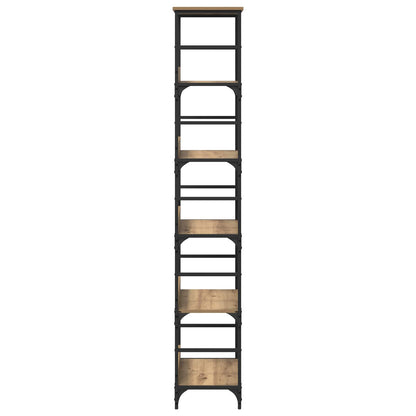 Libreria 5 livelli 50 x 33 x 188,5 cm Legno multistrato | homemem39