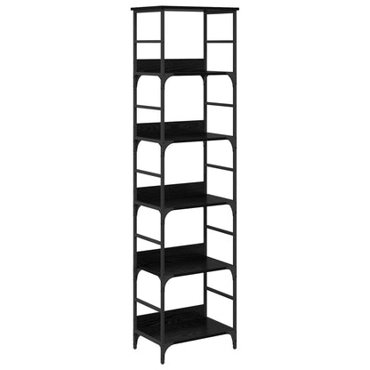 Libreria Rovere Nero 50 x 33 x 188,5 cm Legno multistrato | homemem39