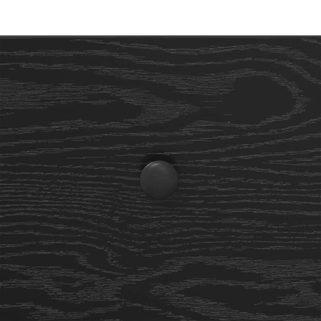 Tavolino da salotto con cassetto Rovere Nero 100 x 51 x 45 cm | homemem39