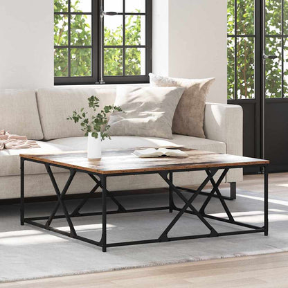 Tavolino da salotto Legno vecchio 100 x 100 x 40 cm