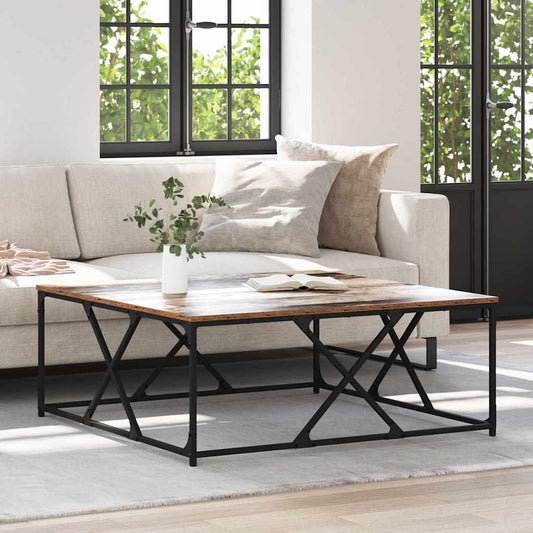 Tavolino da salotto Legno vecchio 100 x 100 x 40 cm