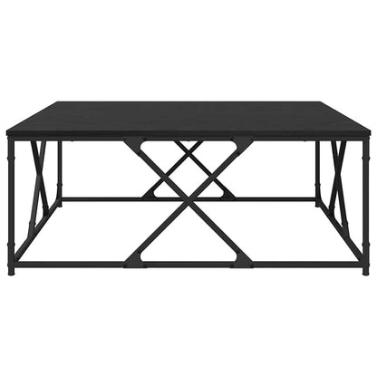 Tavolino da salotto Rovere nero 100 x 100 x 40 cm