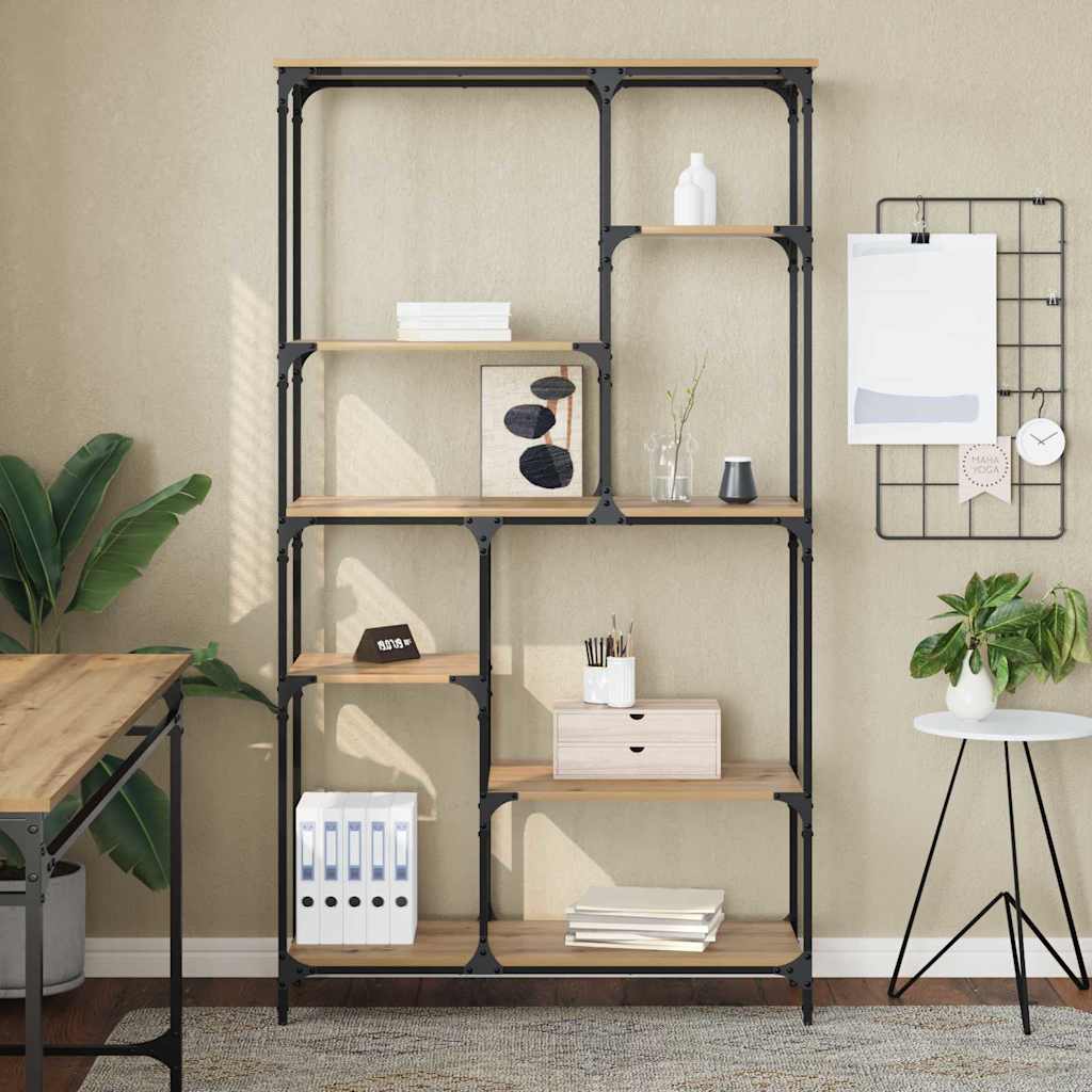 Libreria Rovere artigianale 99 x 35,5 x 176 cm