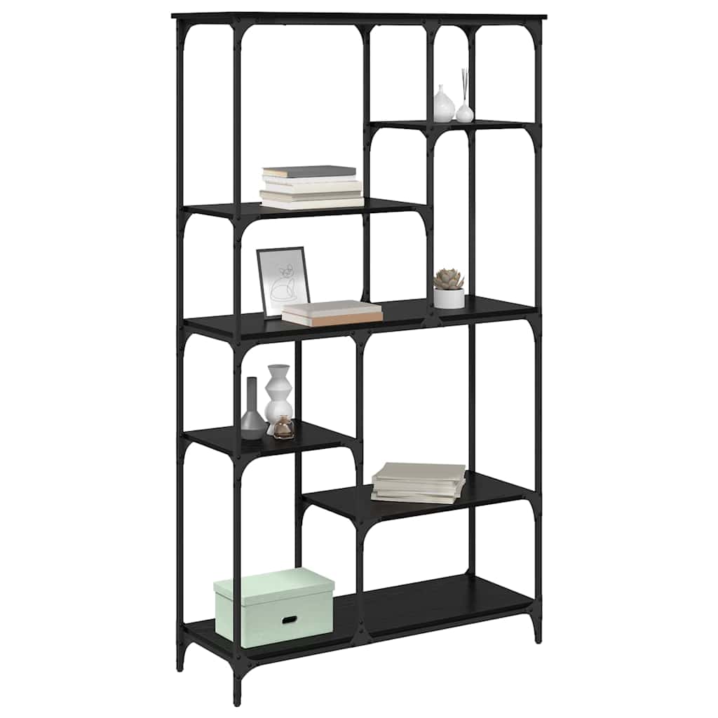 Libreria Rovere Nero 99 x 35,5 x 176 cm Legno multistrato