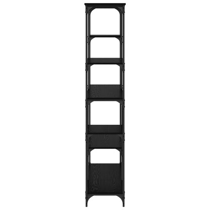Libreria Rovere Nero 99 x 35,5 x 176 cm Legno multistrato | homemem39