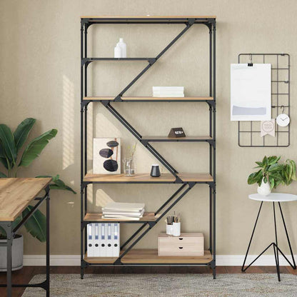 Libreria Rovere artigianale 91 x 36 x 176 cm Legno multistrato