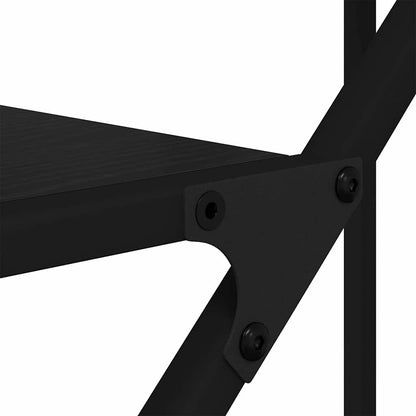 Libreria Rovere Nero 91 x 36 x 176 cm Legno multistrato