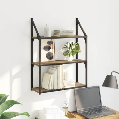 Scaffale da parete Rovere artigianale 60 x 21 x 78,5 cm