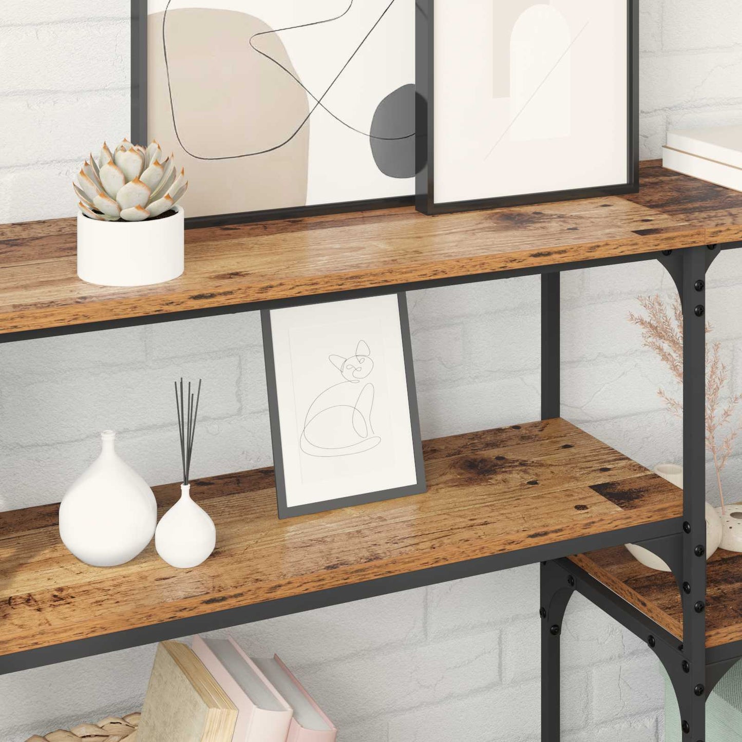 Tavolo consolle Legno vecchio 150 x 29 x 76,5 cm | homemem39
