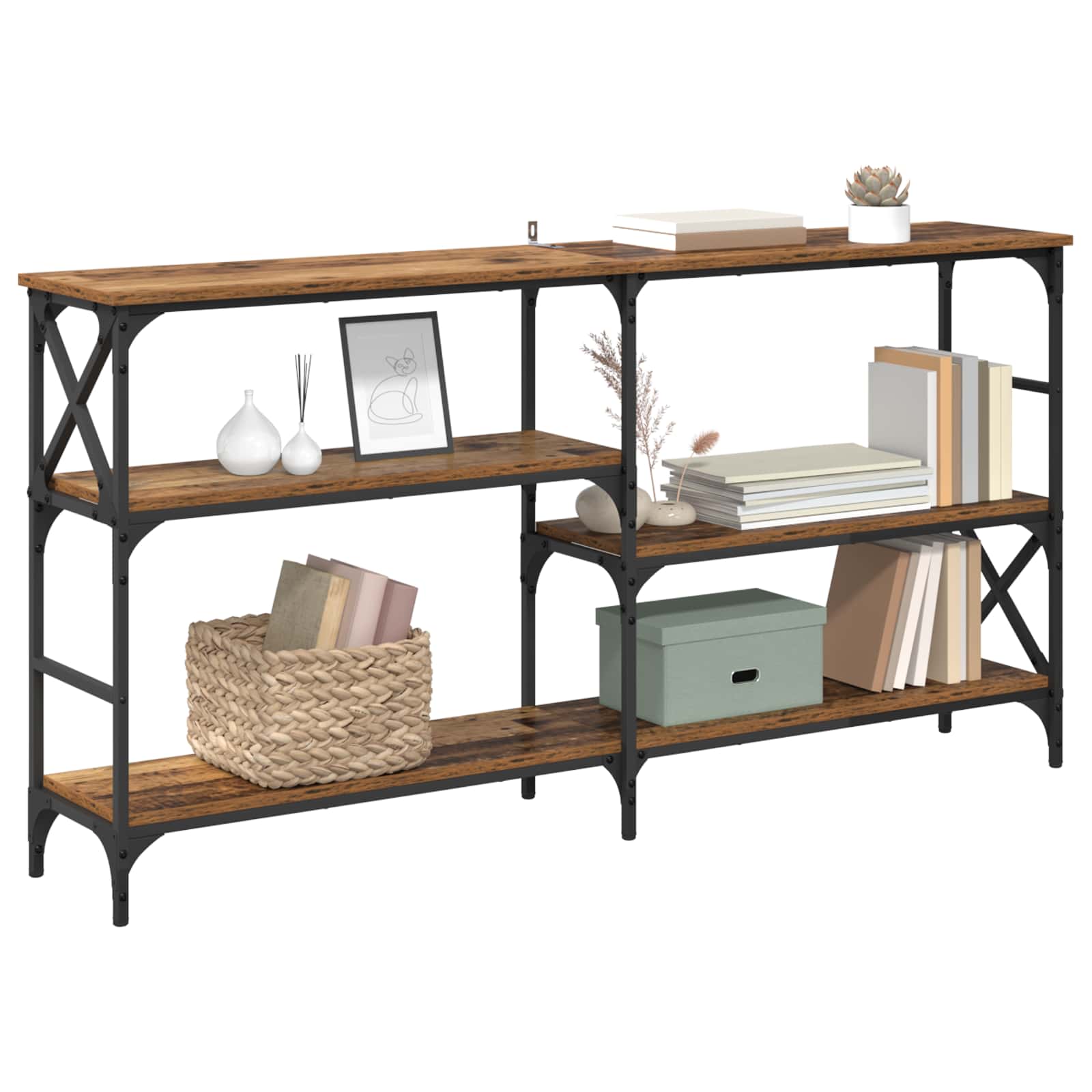 Tavolo consolle Legno vecchio 150 x 29 x 76,5 cm | homemem39