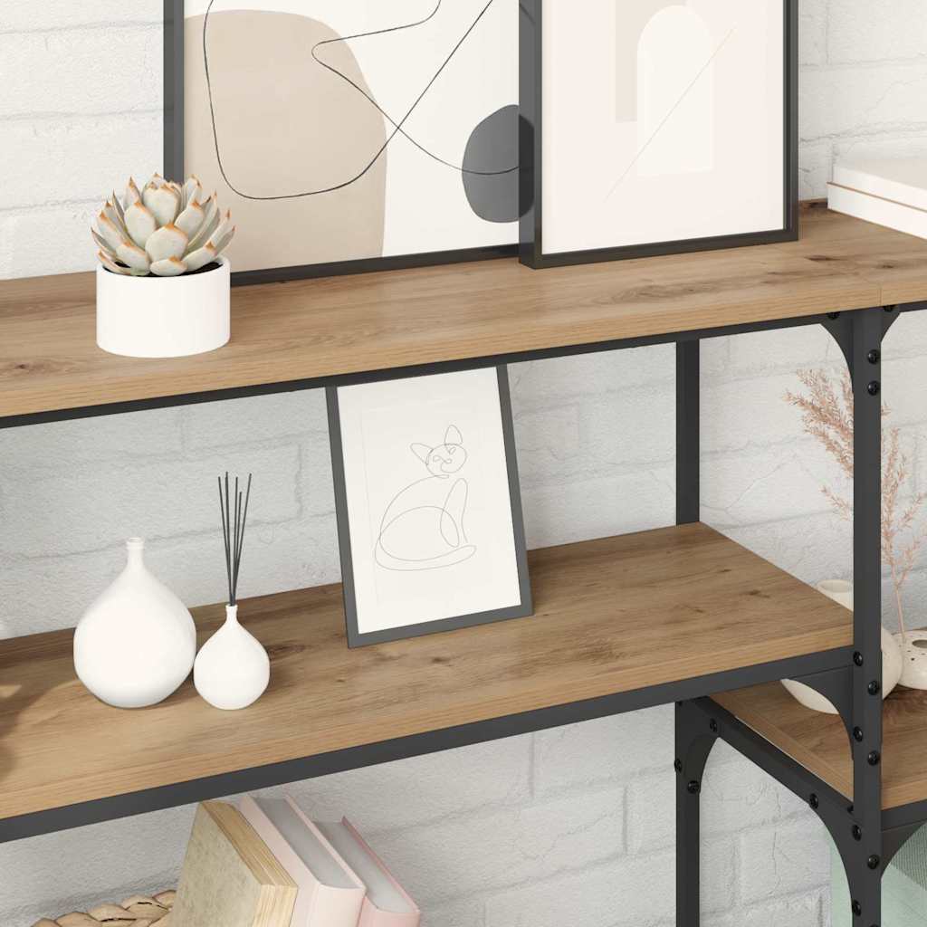 Tavolo consolle Rovere artigianale 150 x 29 x 76,5 cm