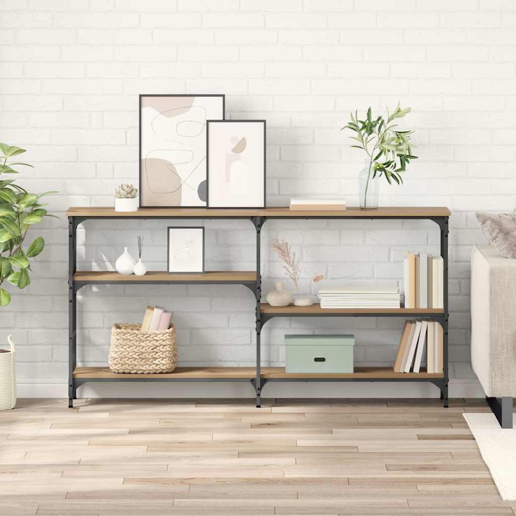 Tavolo consolle Rovere artigianale 150 x 29 x 76,5 cm