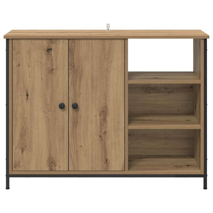 Credenza Rovere artigianale 100 x 33 x 75 cm Legno multistrato