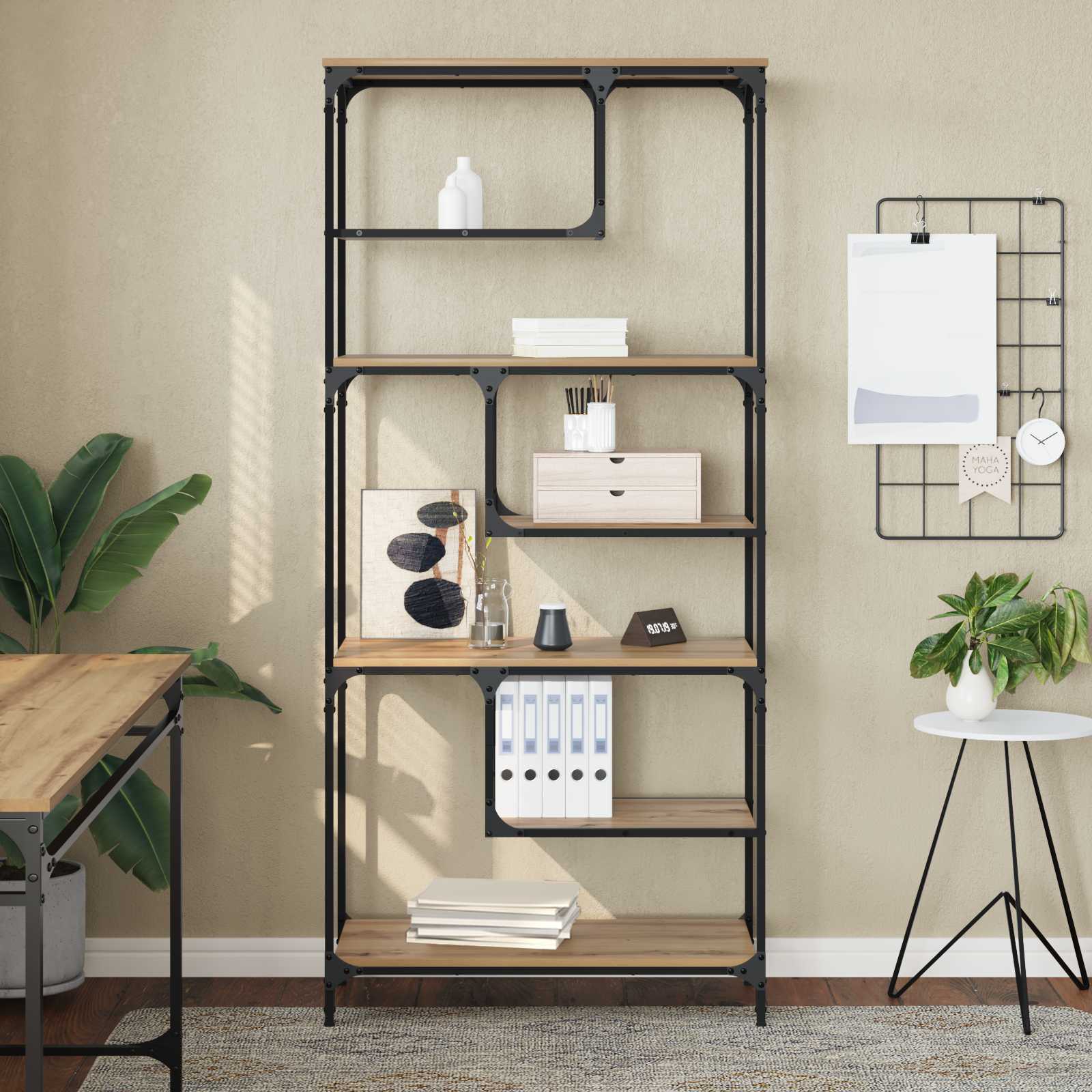 Libreria 6 livelli 81 x 36 x 176 cm Legno multistrato | homemem39