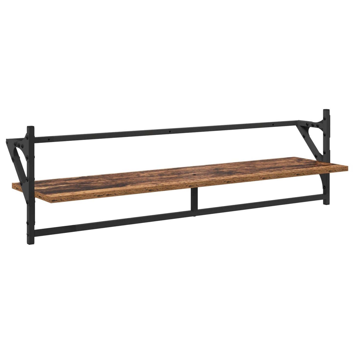 Set mensole da parete 6 pcs Legno vecchio 100 x 25 x 30 cm | homemem39