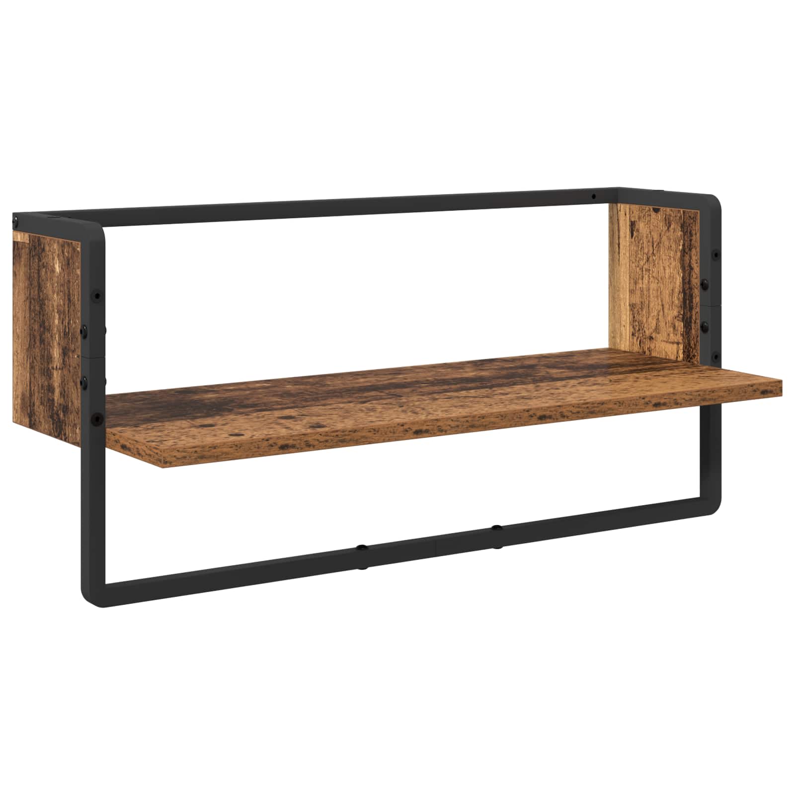 Set mensole da parete 4 pcs Legno vecchio 65 x 25 x 30 cm | homemem39