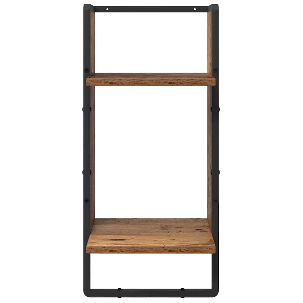 Set mensole da parete 4 pcs Legno vecchio 65 x 25 x 30 cm