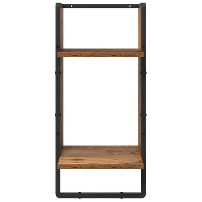 Set mensole da parete 4 pcs Legno vecchio 65 x 25 x 30 cm | homemem39