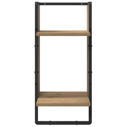 Set mensole da parete 4 pcs Rovere artigianale 65 x 25 x 30 cm