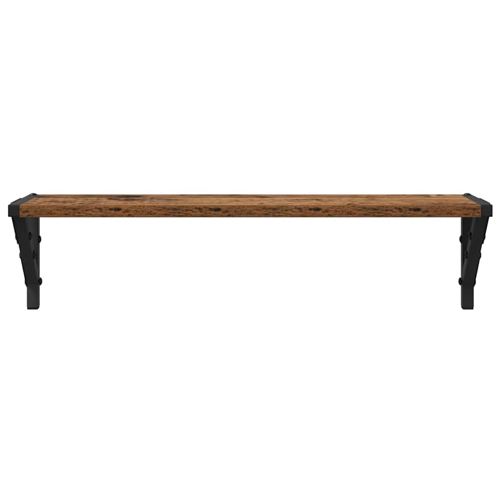 Scaffali da parete 2 pcs Legno vecchio 60 x 15 x 15,5 cm
