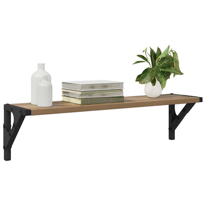 Scaffali da parete 2 pcs Rovere artigianale 60 x 15 x 15,5 cm