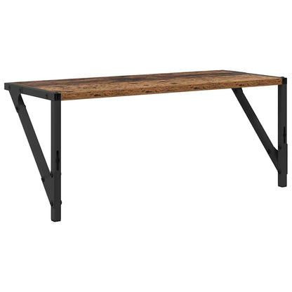 Scaffali da parete 2 pcs Legno vecchio 60 x 25 x 25,5 cm