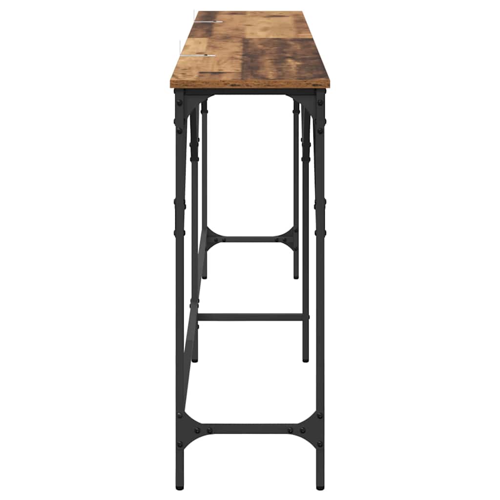 Tavolo consolle Legno vecchio 180 x 29 x 75 cm