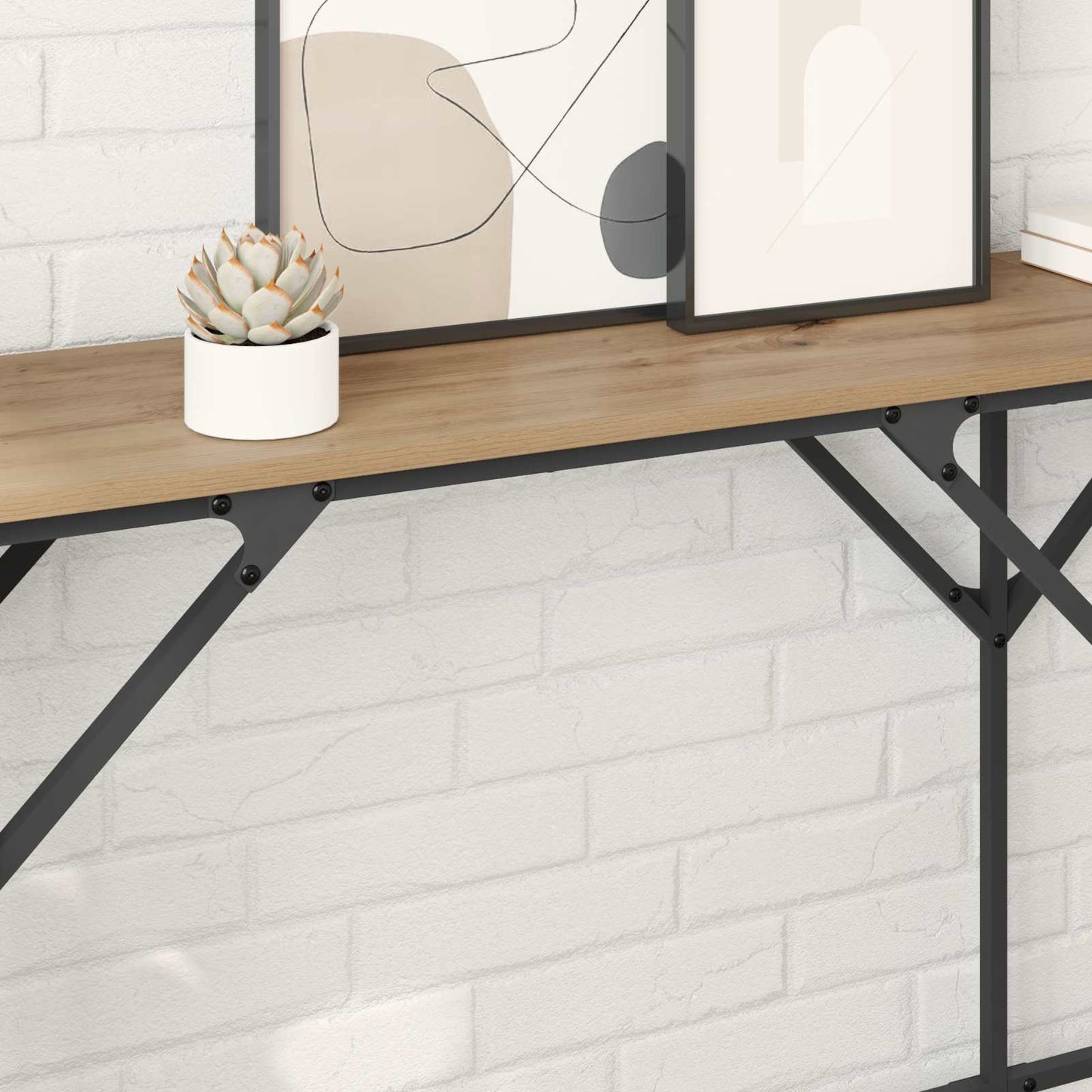 Tavolo consolle Rovere artigianale 180 x 30 x 75 cm | homemem39