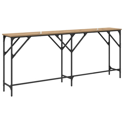 Tavolo consolle Rovere artigianale 180 x 30 x 75 cm | homemem39