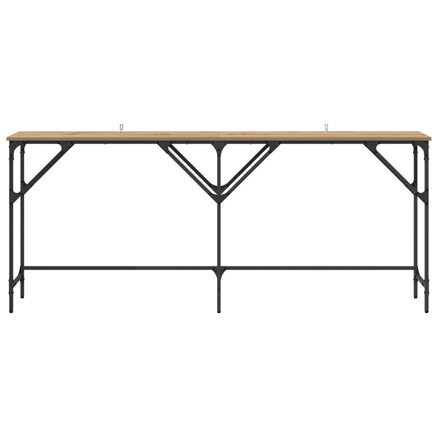 Tavolo consolle Rovere artigianale 180 x 30 x 75 cm | homemem39