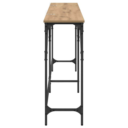 Tavolo consolle rovere artigianale 180 x 29 x 75 cm