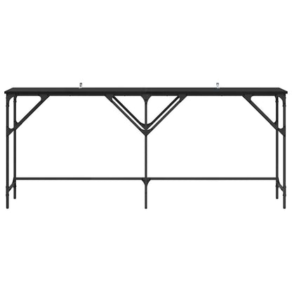 Tavolo consolle Rovere nero 180 x 29 x 75 cm Legno multistrato